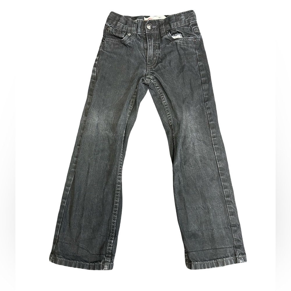 Levi's 505™ Slim Jeans in Washed Black